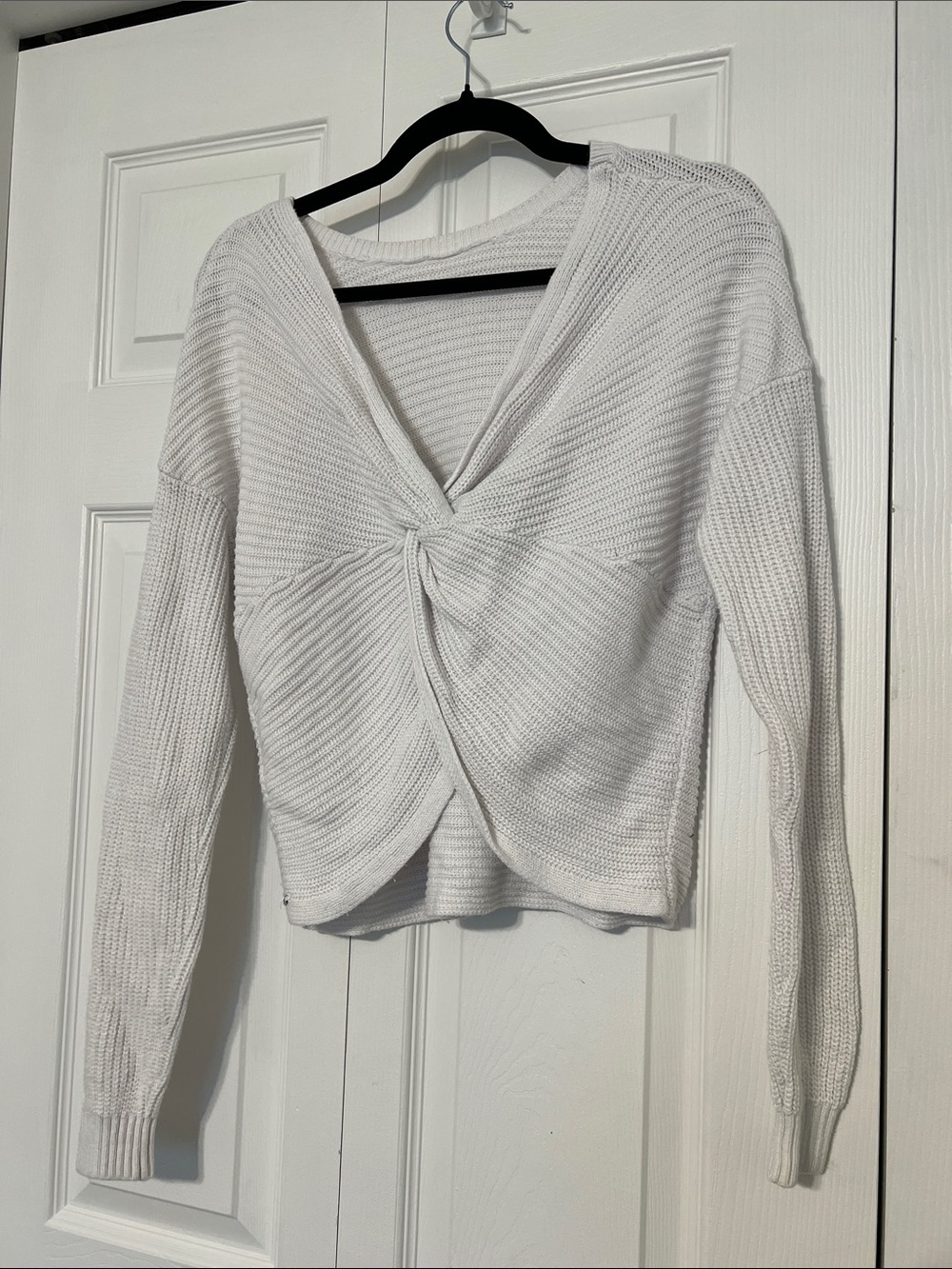 Hollister Reversible Twist Knit Sweater